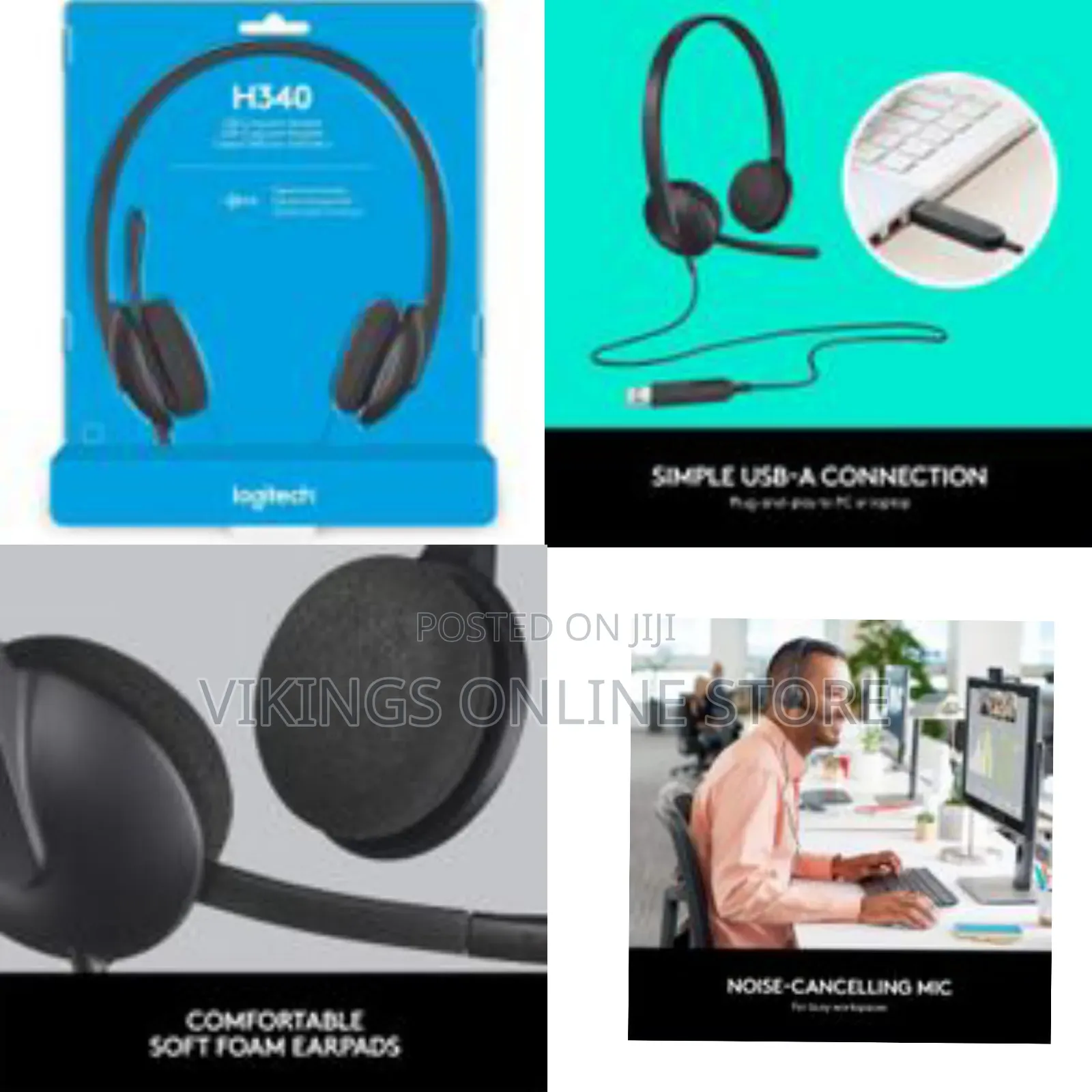 Logitech Usb Computer Headset H340 - Stereo Usb - Wired - 20 Hz