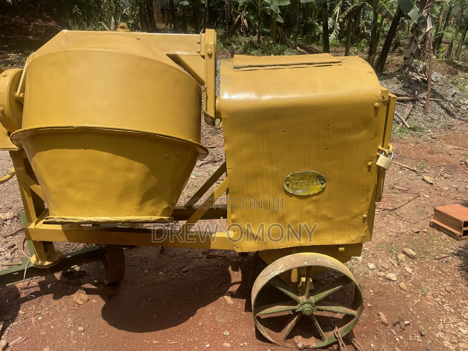 Concrete Mixer With Diesel Engine