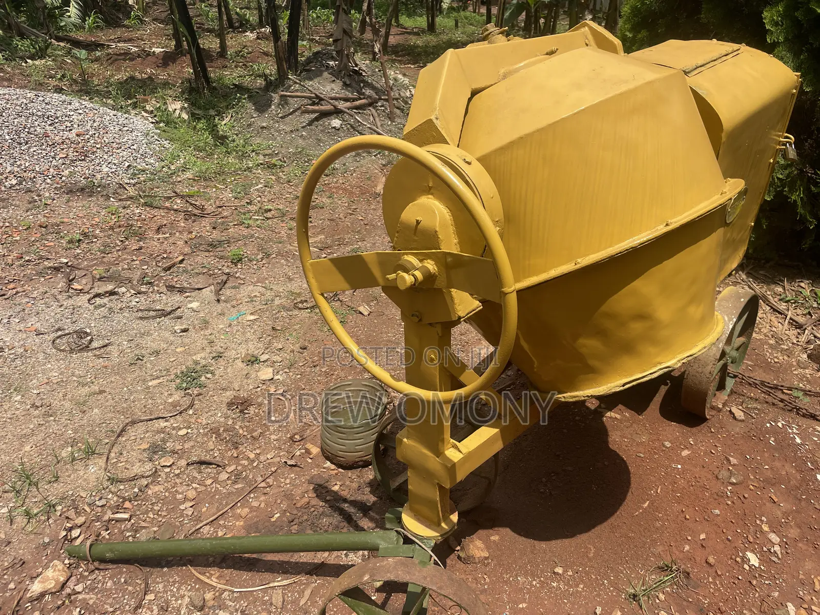 Concrete Mixer With Diesel Engine