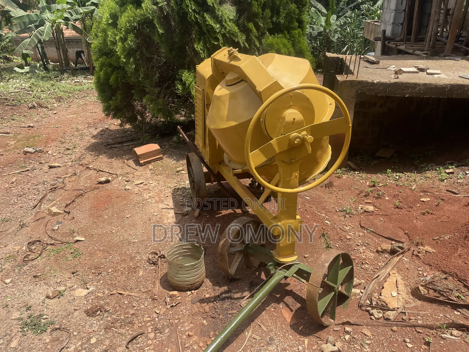 Concrete Mixer With Diesel Engine