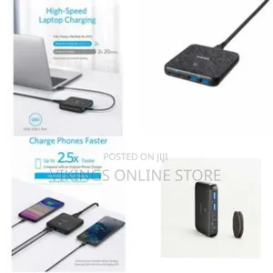 Anker Usb C Fast Charger, Powerport Atom Iii Slim 65w 4 Port Piq 3.0