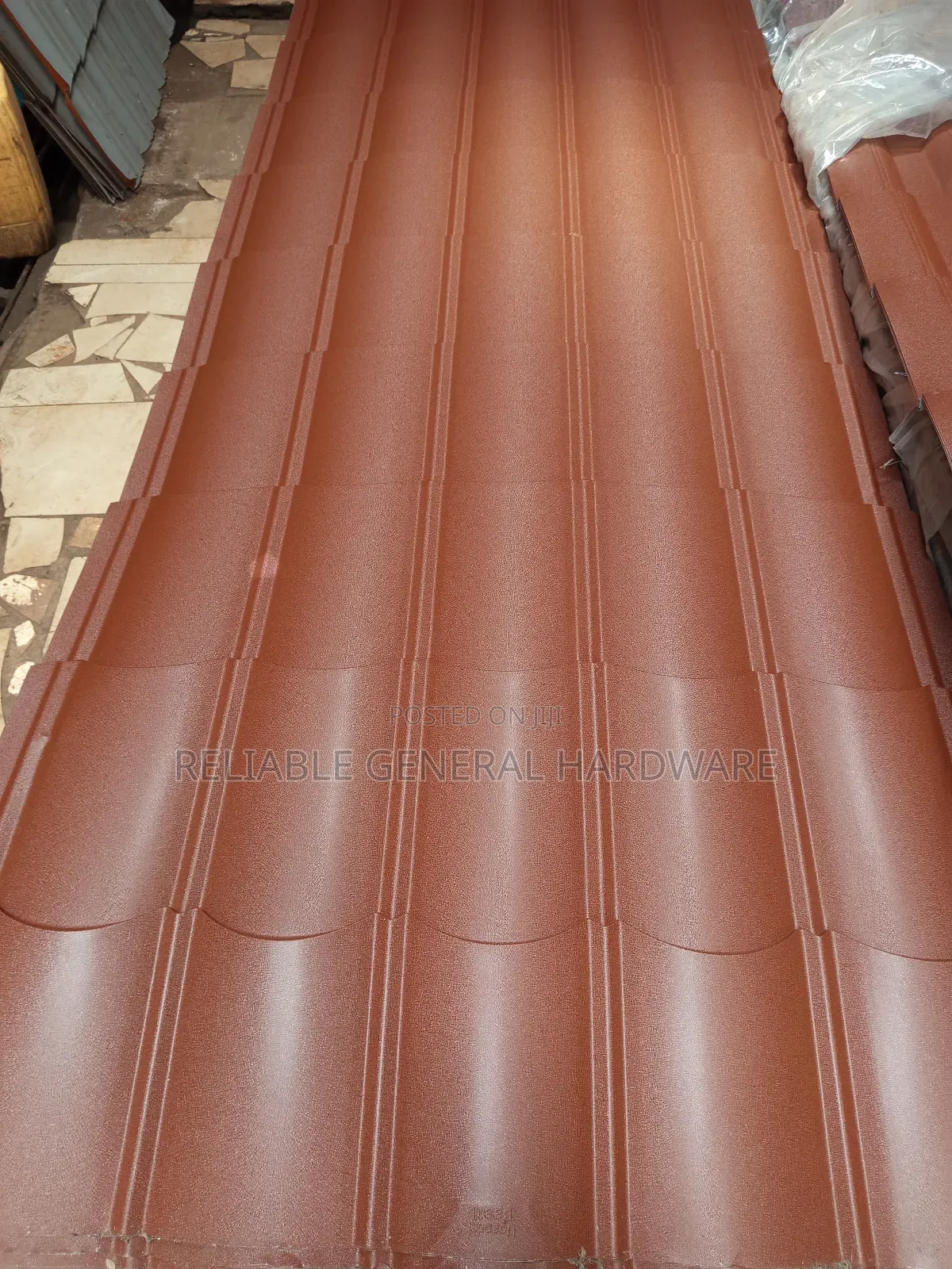 Orientile Ironsheets Uganda Baati G.28 Brick Red Mat