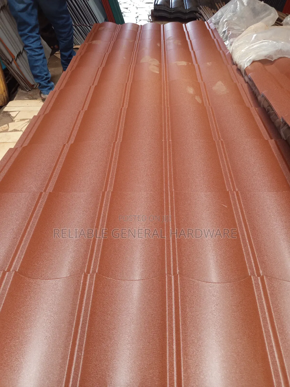 Orientile Ironsheets Uganda Baati G.28 Brick Red Mat