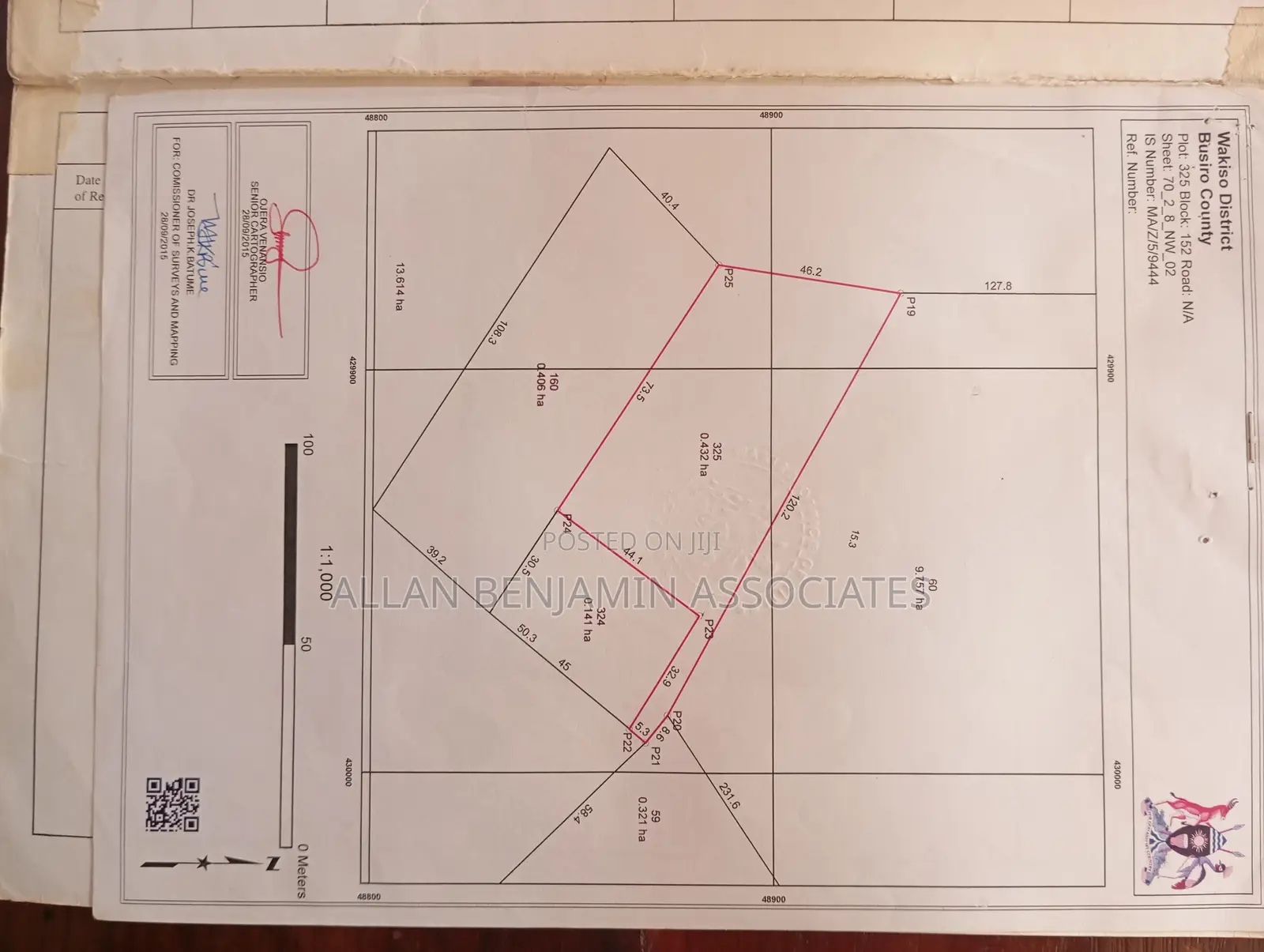 Four (4) Plots in Kakiri, Wakiso District at 30m Ugx Each 50*100 Ft