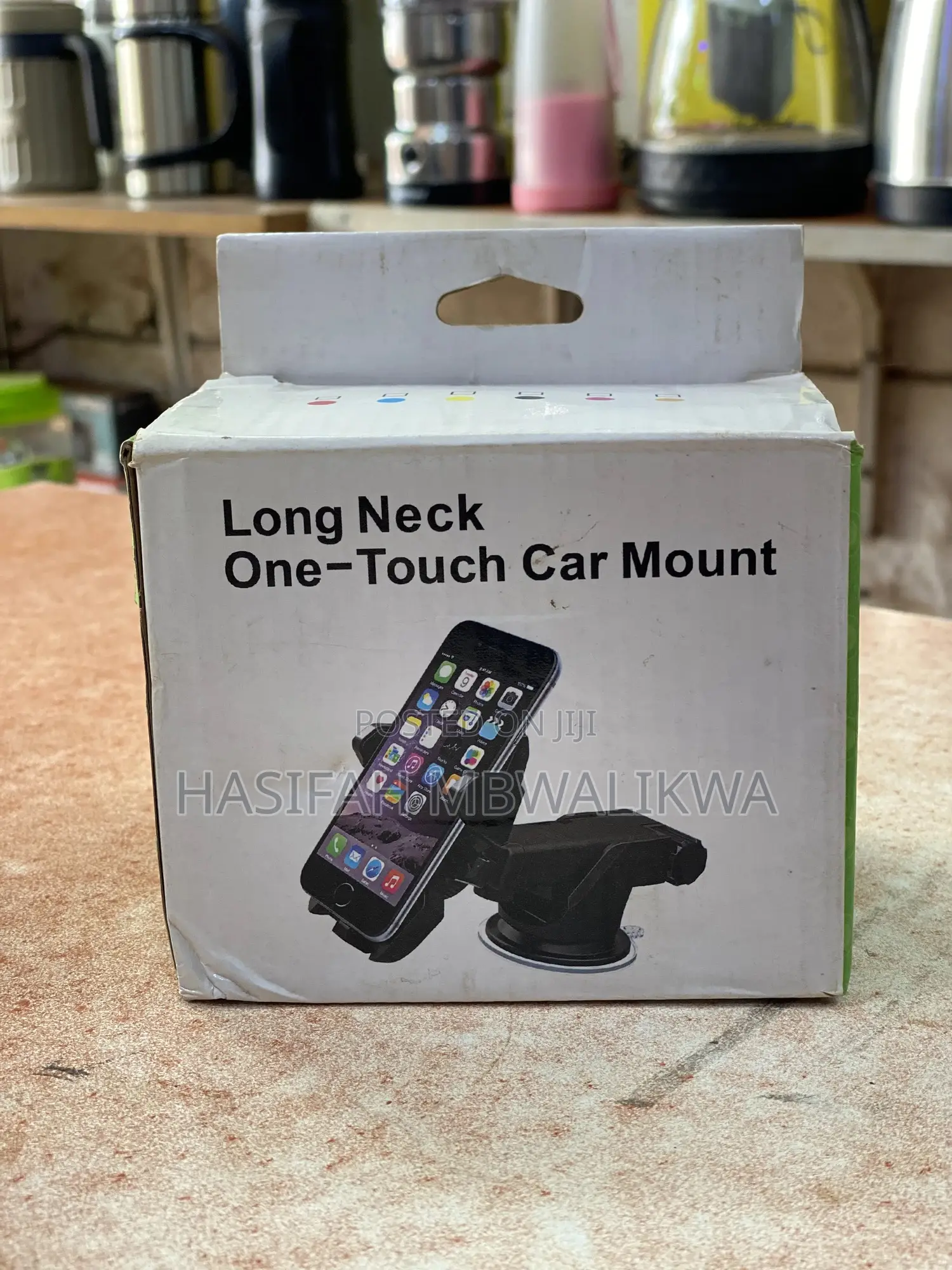 Long Neck One-touch Car Mount( Car Phone Holder)