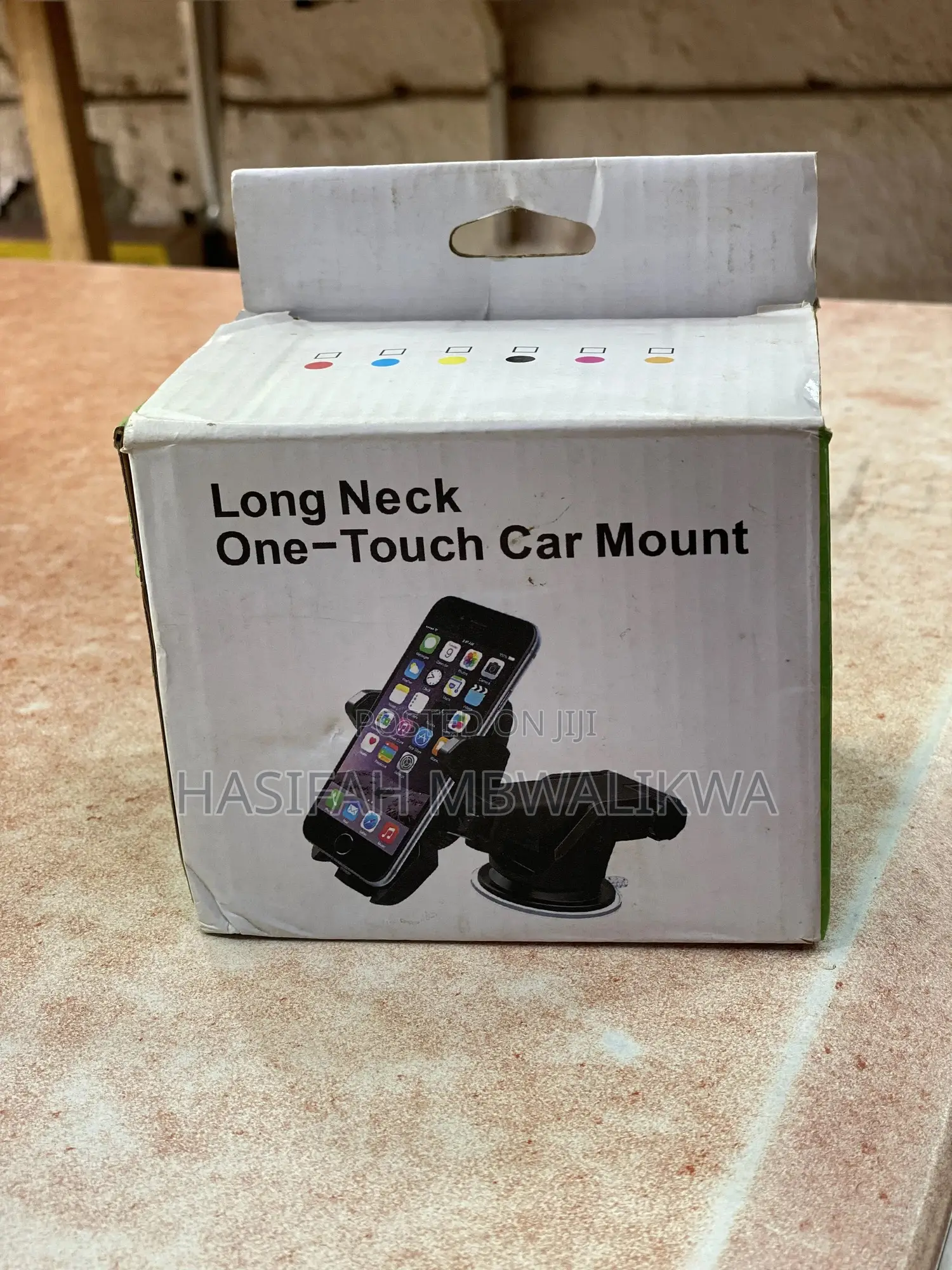 Long Neck One-touch Car Mount( Car Phone Holder)