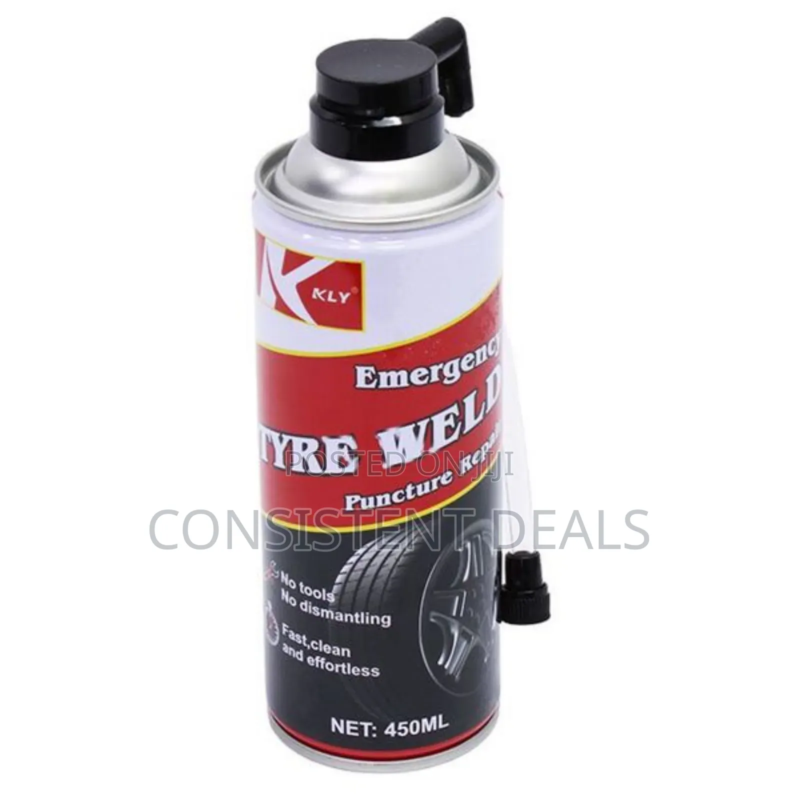 Emergency Tyre Weld Puncture Repair 450ml Can