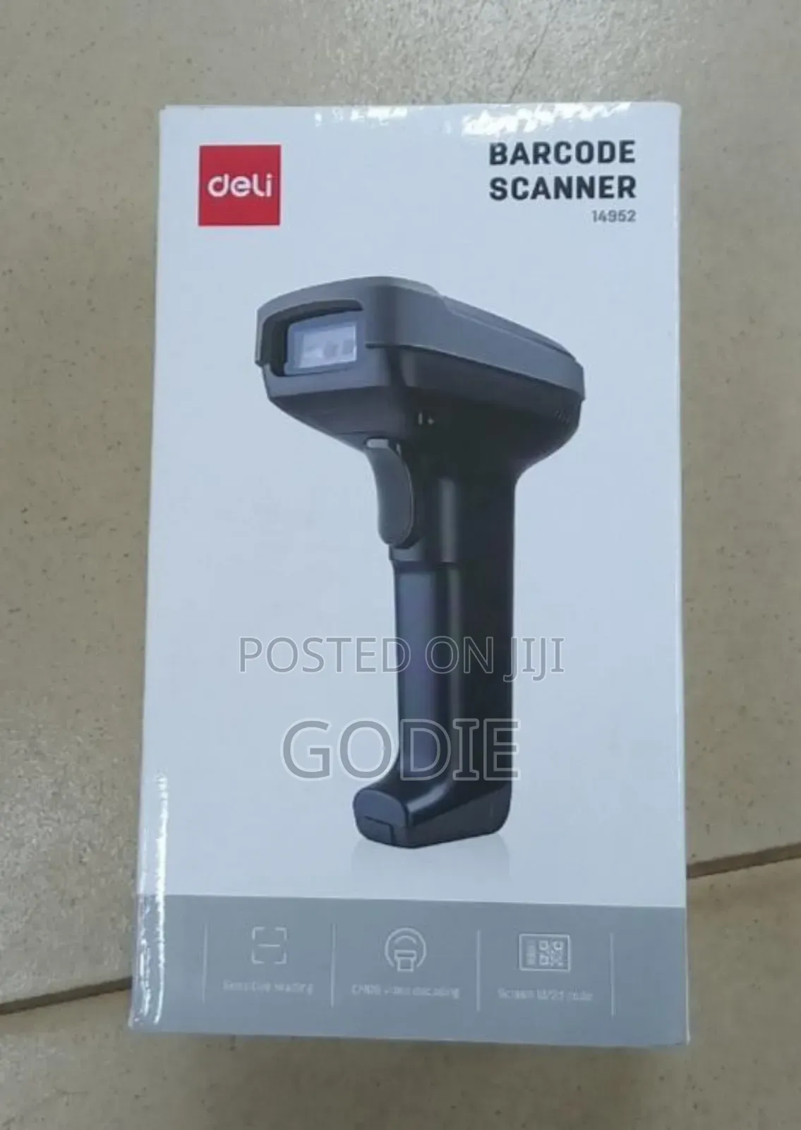 Handheld Barcode Scanner Featuring Multiple Connectivity Options.