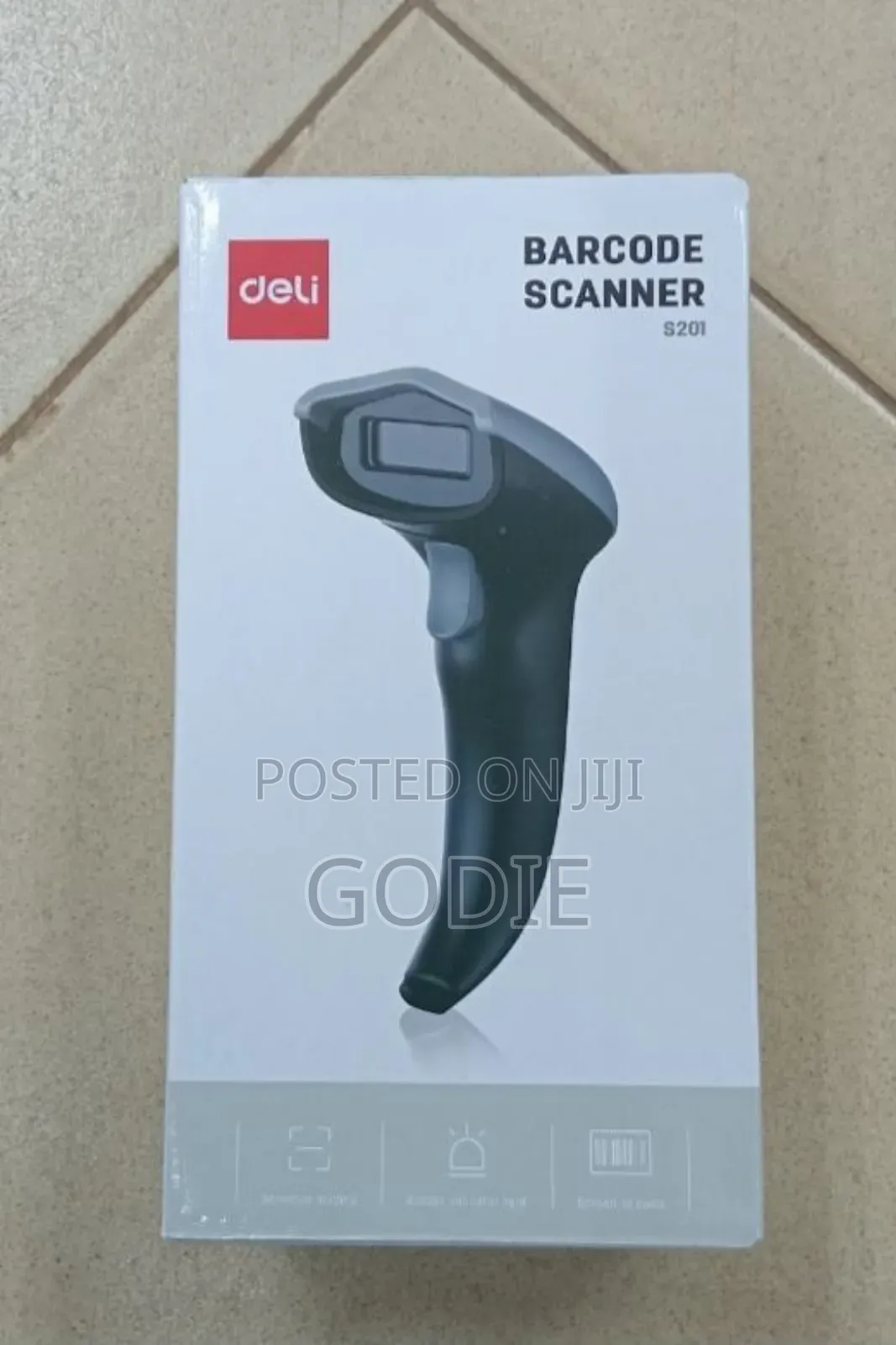 Handheld Barcode Scanner Featuring Multiple Connectivity Options.