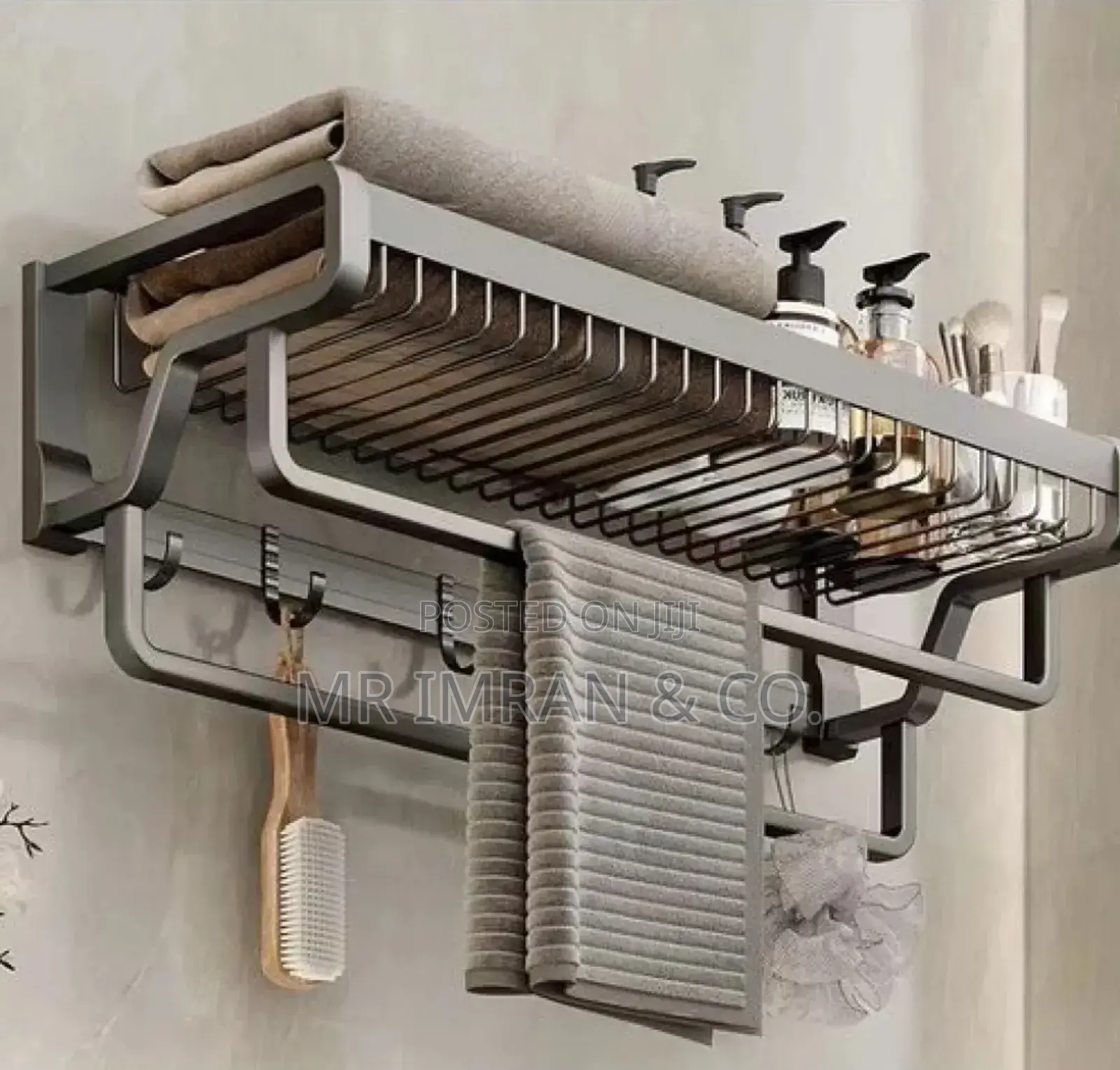 Wall-Mounted Bathroom Towel Rack