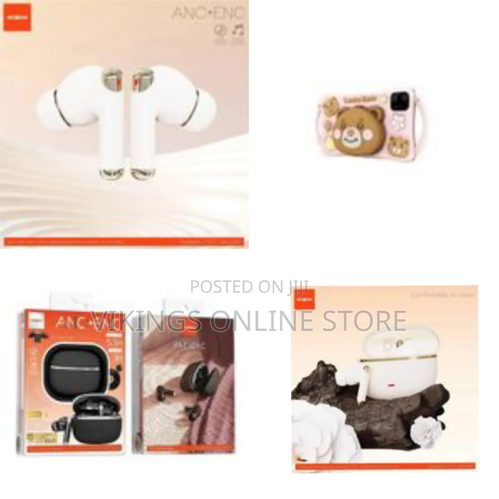 Moxom Mx-Tw77 Anc+Enc Wireless Earbuds TWS Bluetooth Earphones