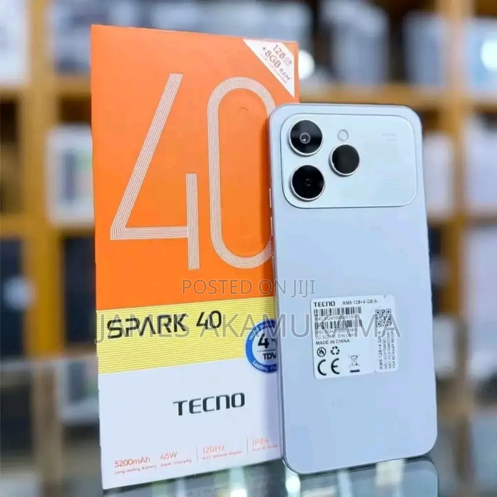 New Tecno Spark 40 256 GB Gray
