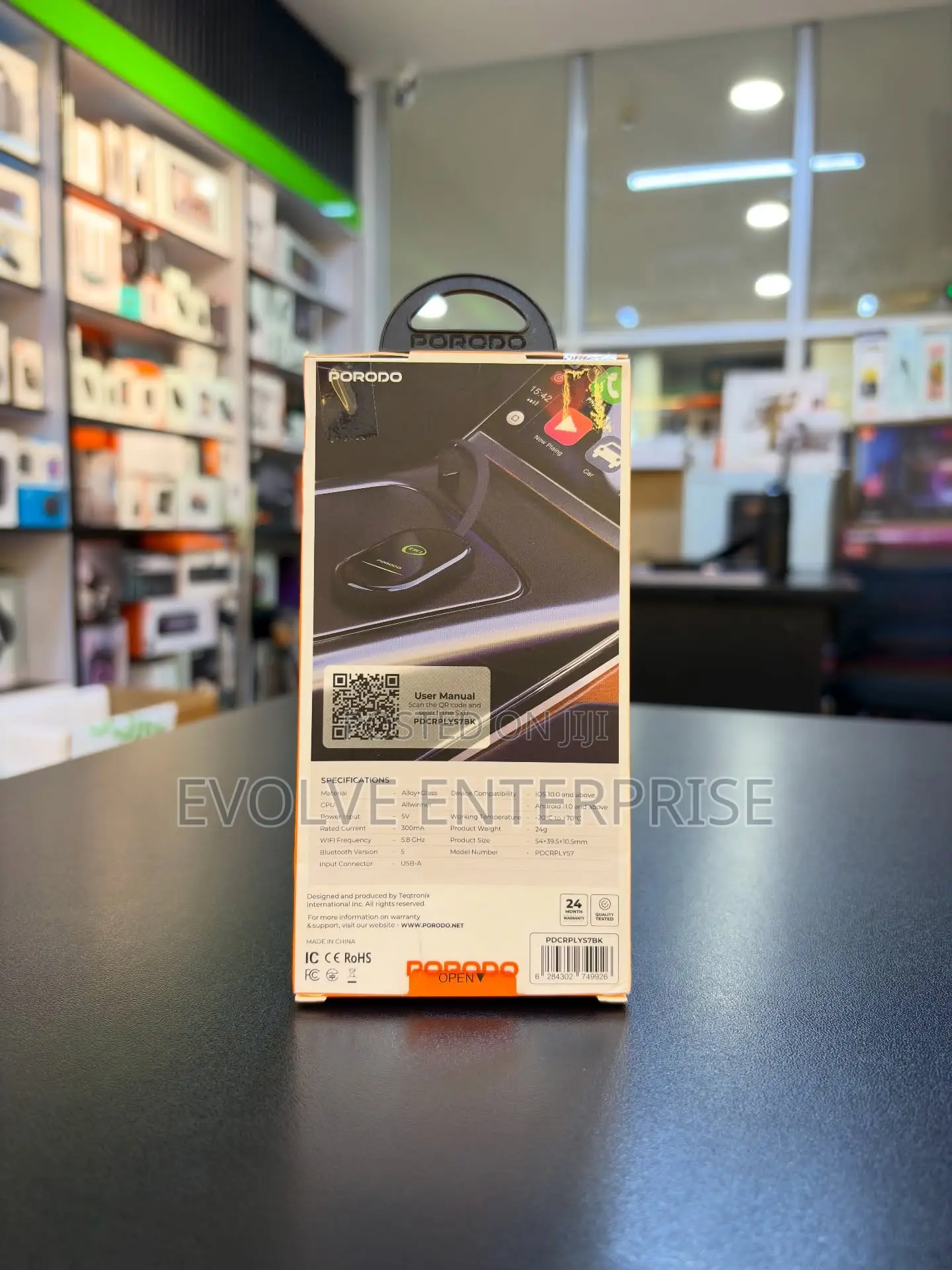 Porodo Play-X Wireless Carplay Adapter