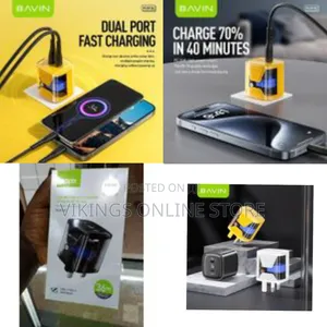 Bavin Transparent 36w Quick Charge 3.0 With Type C Usb Dual Ports