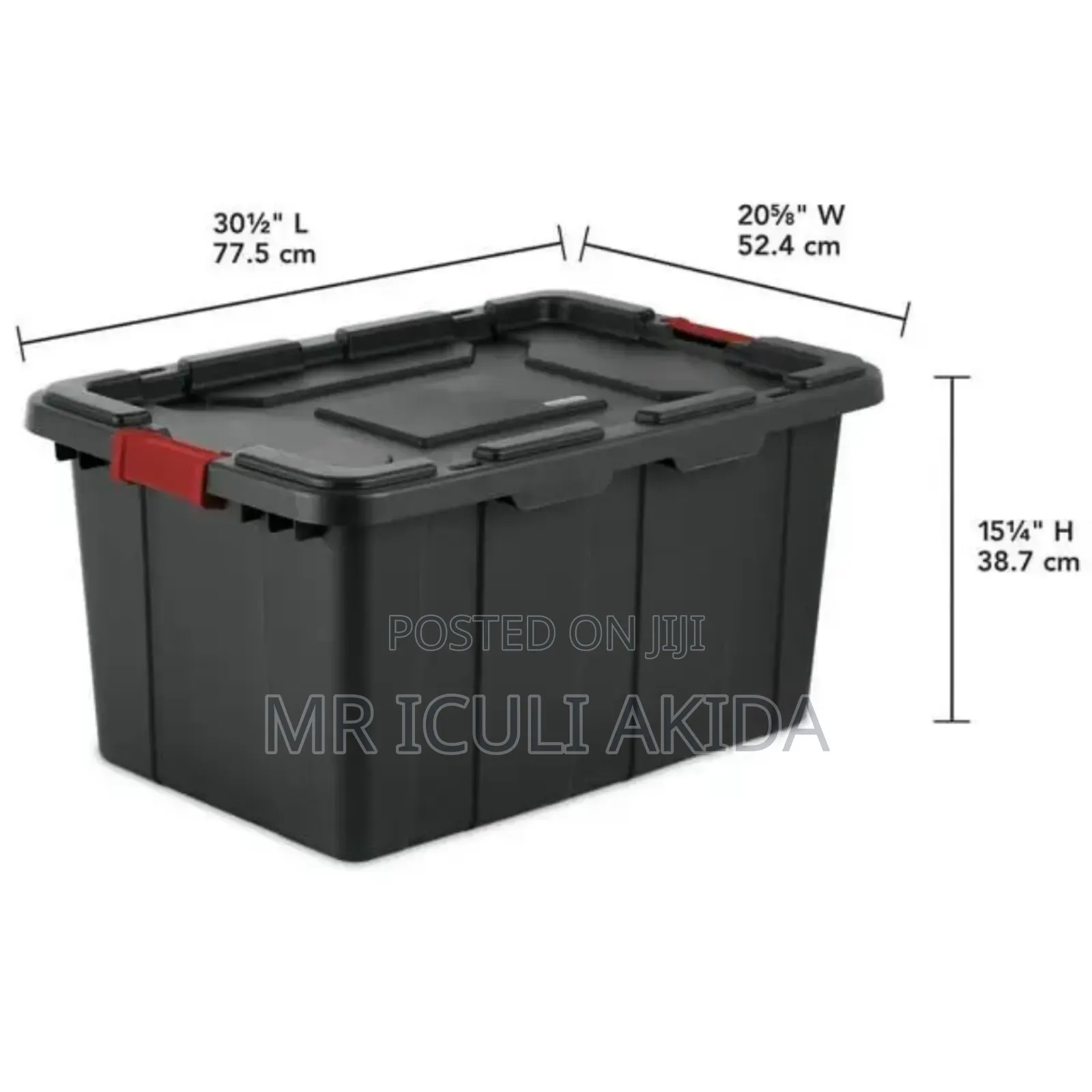 180litres Industrial Tote Storage Box for Heavy-Duty Storage