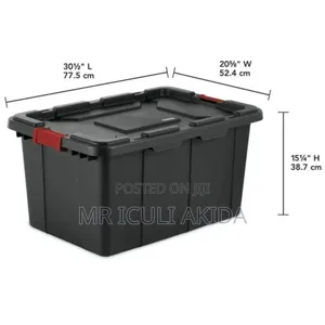 180litres Industrial Tote Storage Box for Heavy-Duty Storage