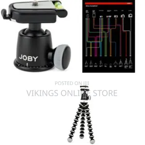 Joby Gorillapod SLR Zoom. Flexible Tripod With Ball Head Bundle