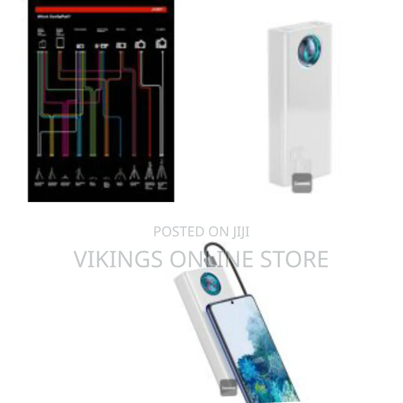 Baseus Amblight Digital Display Quick Charge Power Bank 30000mah 65w