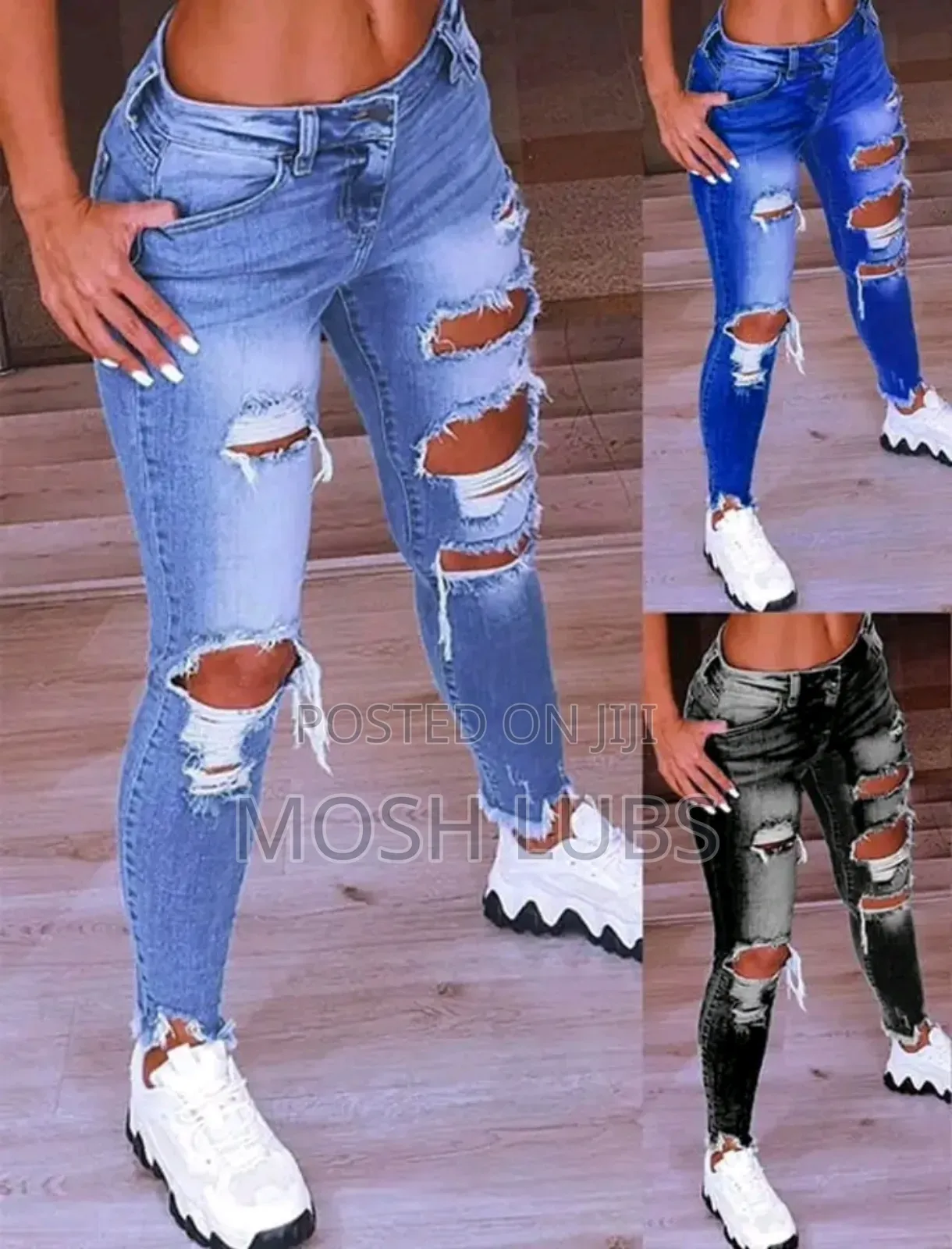 Distressed Baggy Jeans