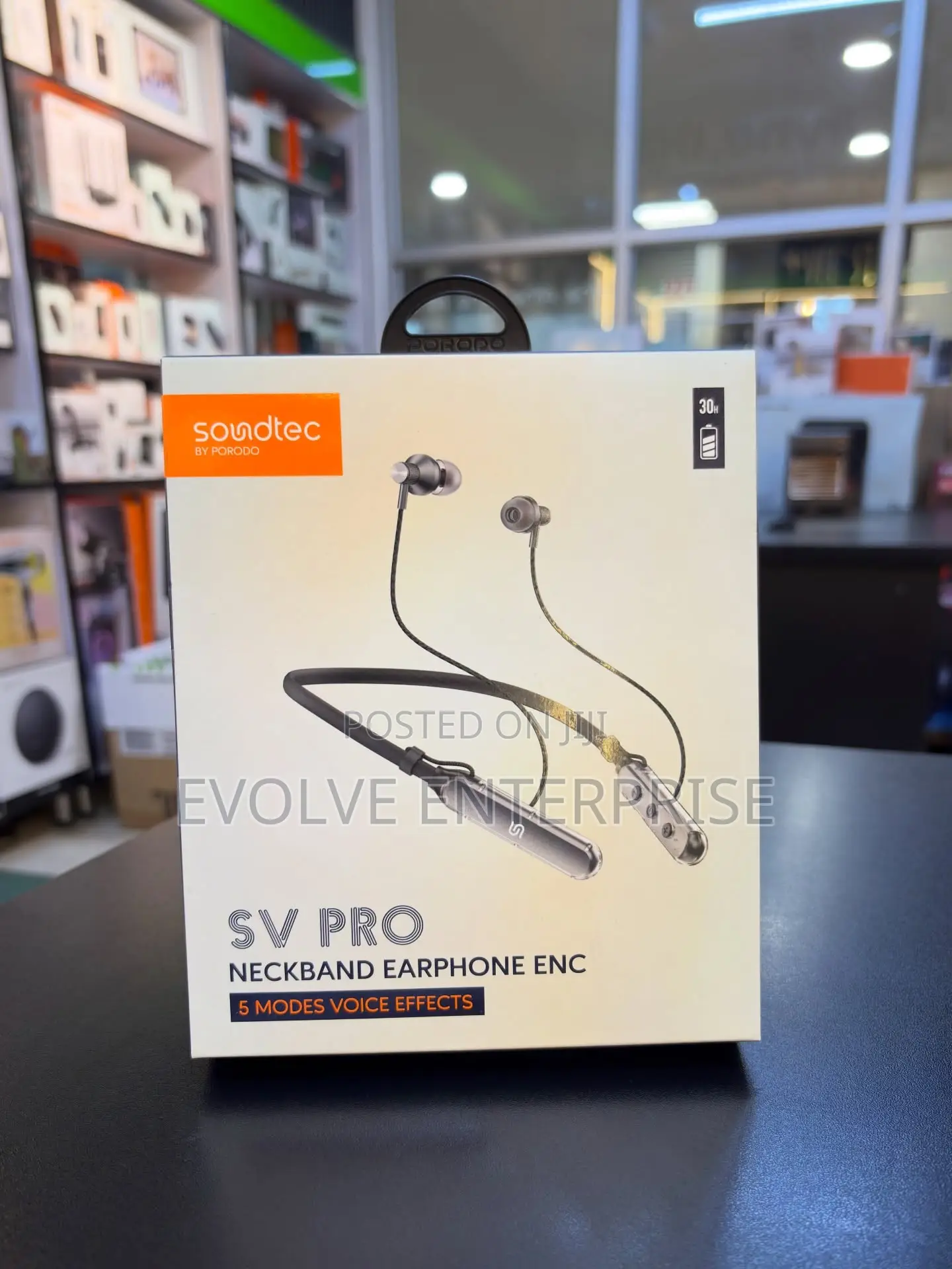 Porodo Soundtec Sv Pro Neckband Earphone Enc
