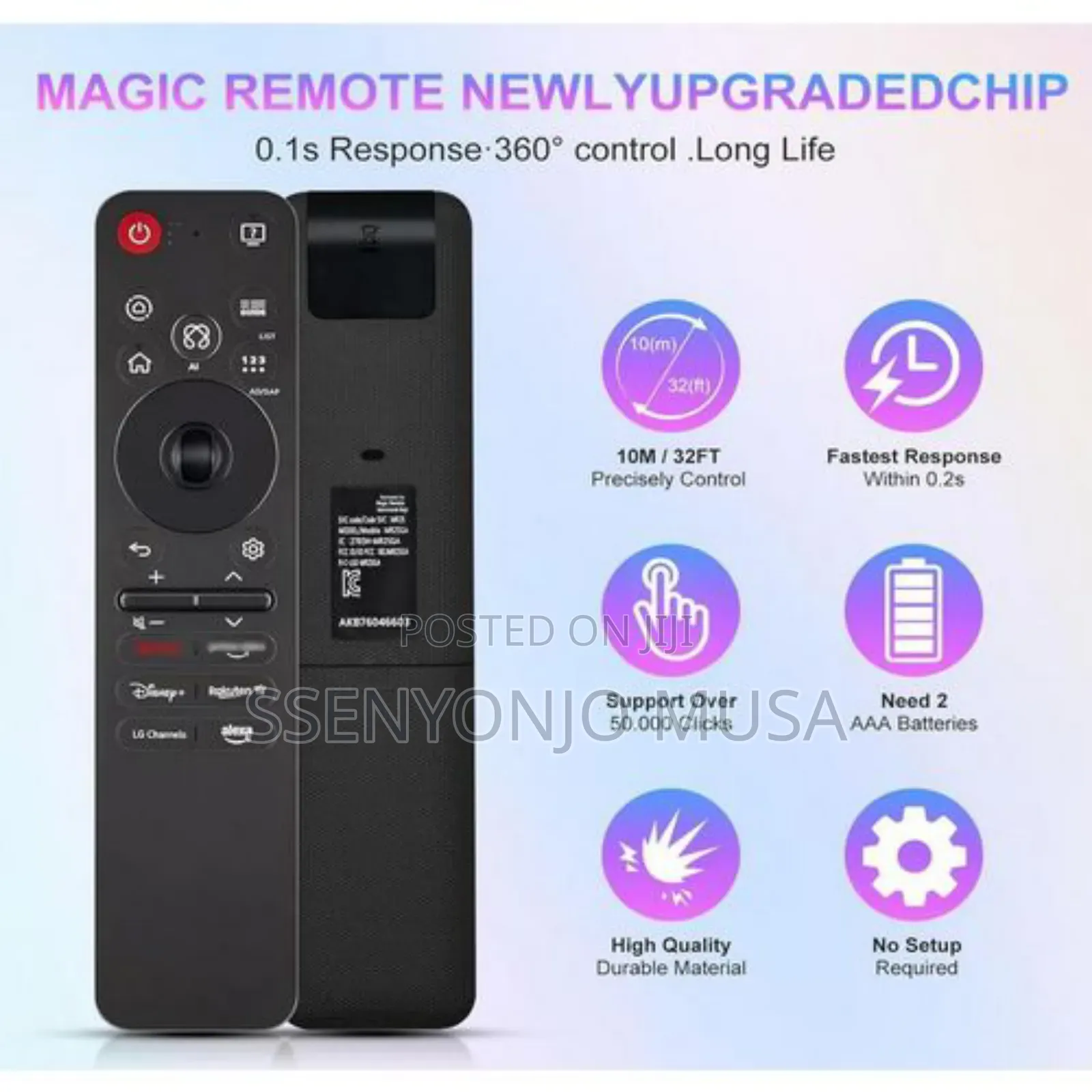 Lg Ai Magic Remote Controller Mr25ga for Lg Smart Tv Series