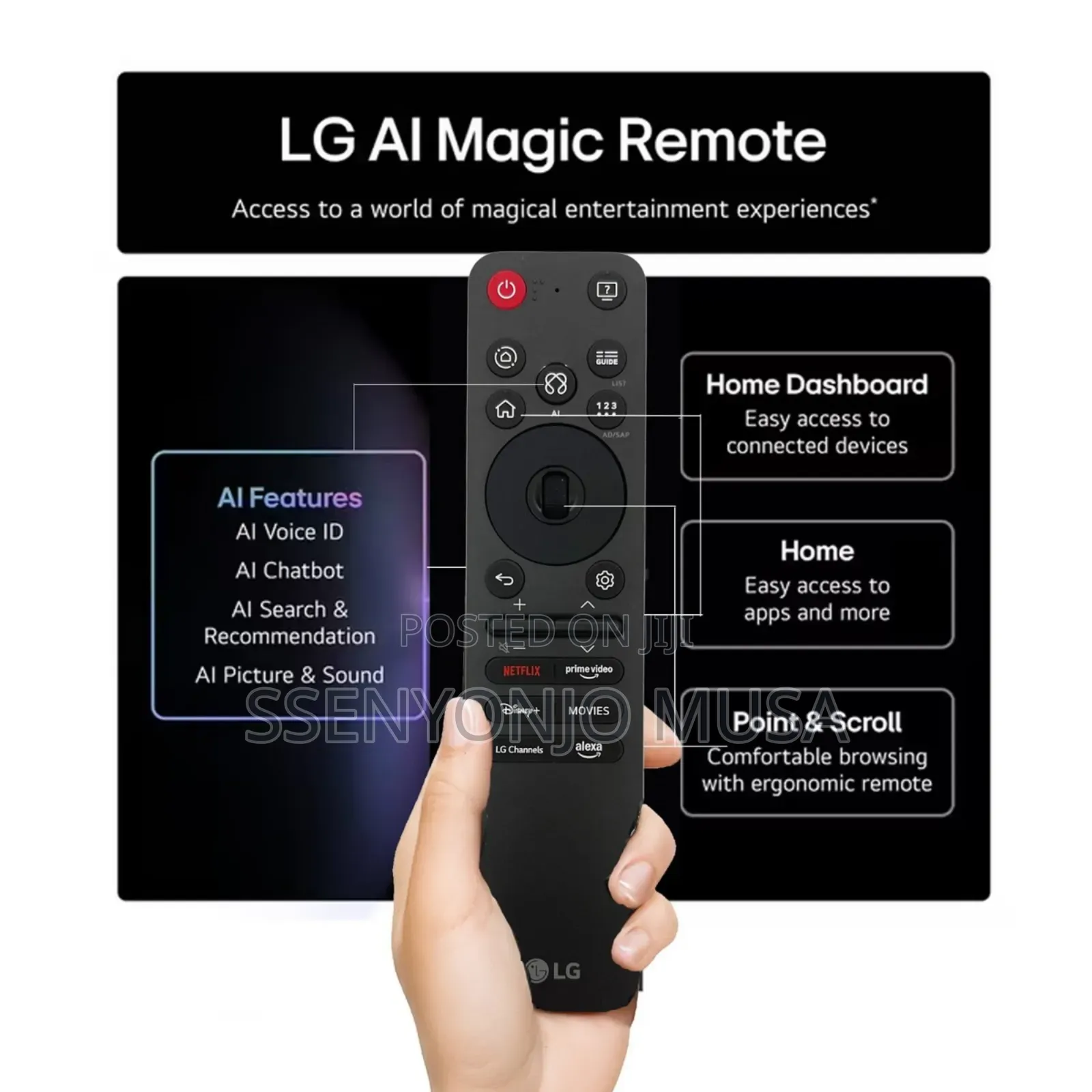 Lg Ai Magic Remote Controller Mr25ga for Lg Smart Tv Series