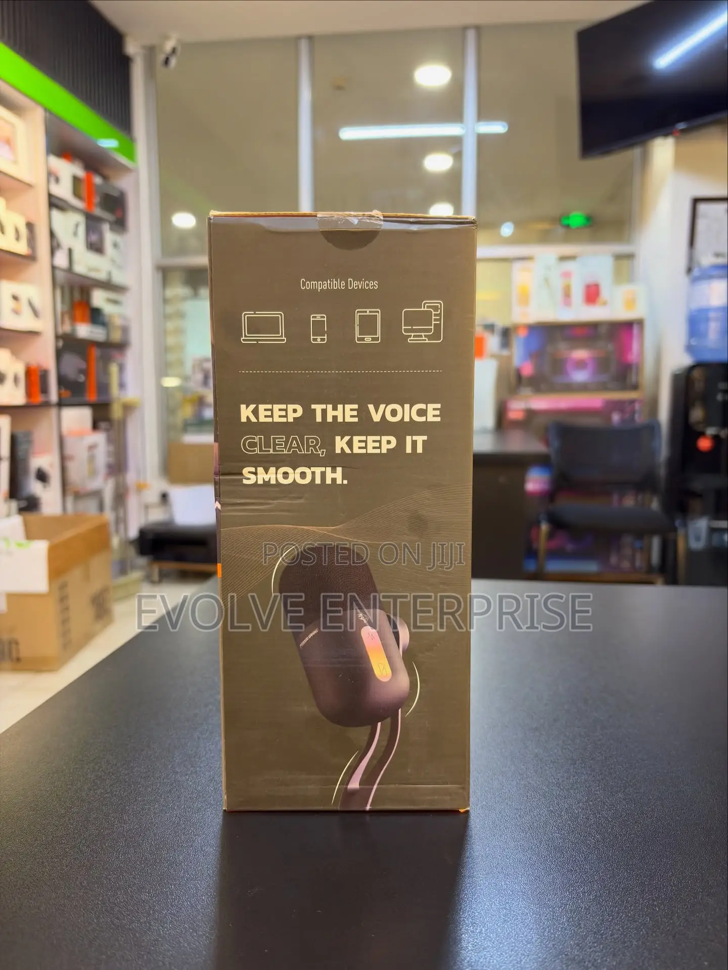 Porodo Gaming Elyx RGB Condenser Microphone