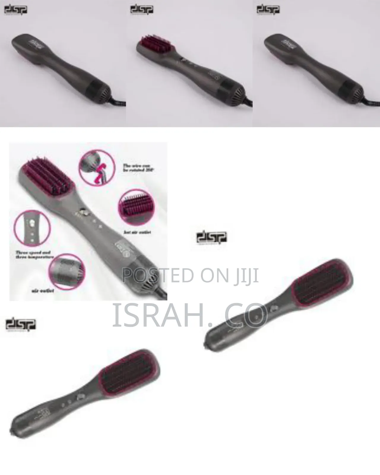 DSP Professional LCD Heating Styler Electric Hair Straightener