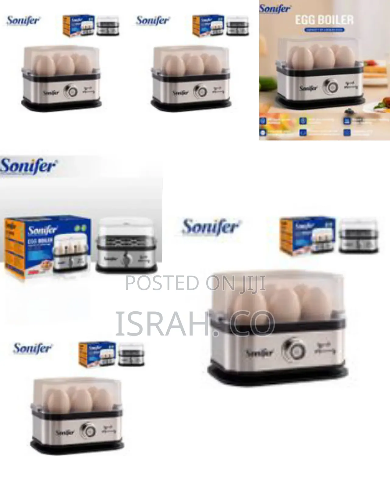 Sf-1510 Electric Egg Kettle 200w With Capacity for 6 Eggs, Food Grade