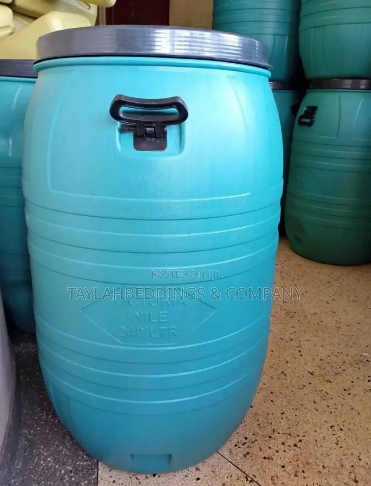 Heavy Duty Plastic Storage Drum