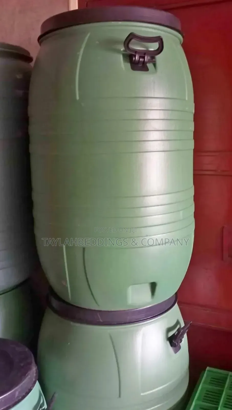 Heavy Duty Plastic Storage Drum