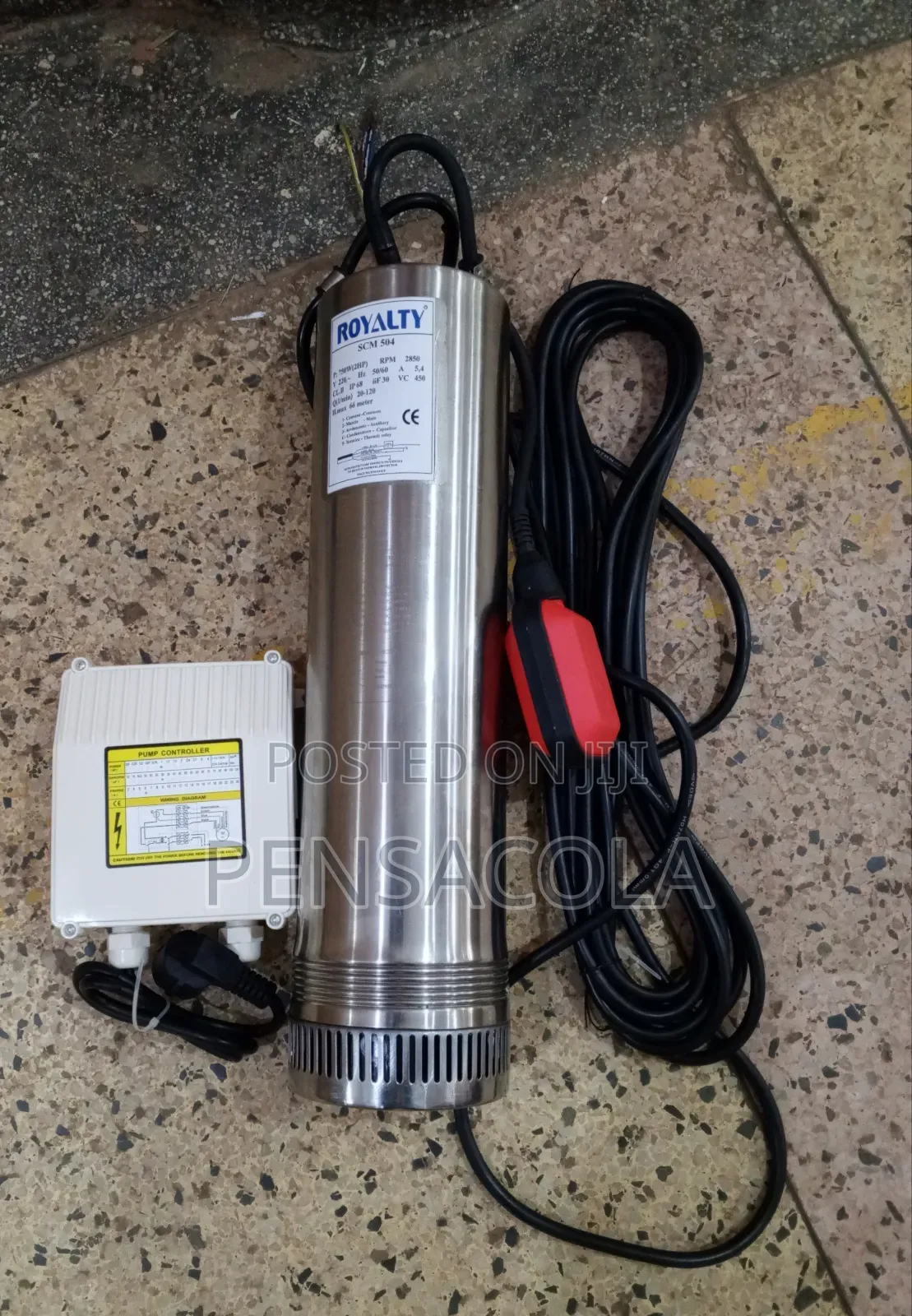66m /218 Feet Submersible Water Pump Electric