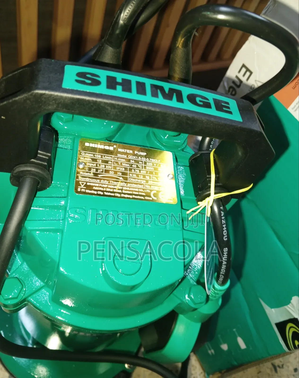 34m Electric Submersible Water Pump Shimuge