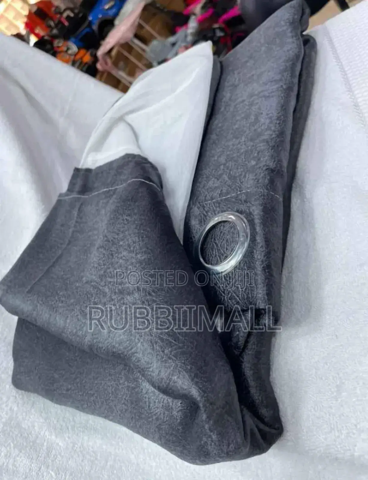 Curtains 3pcs ~ Grey
