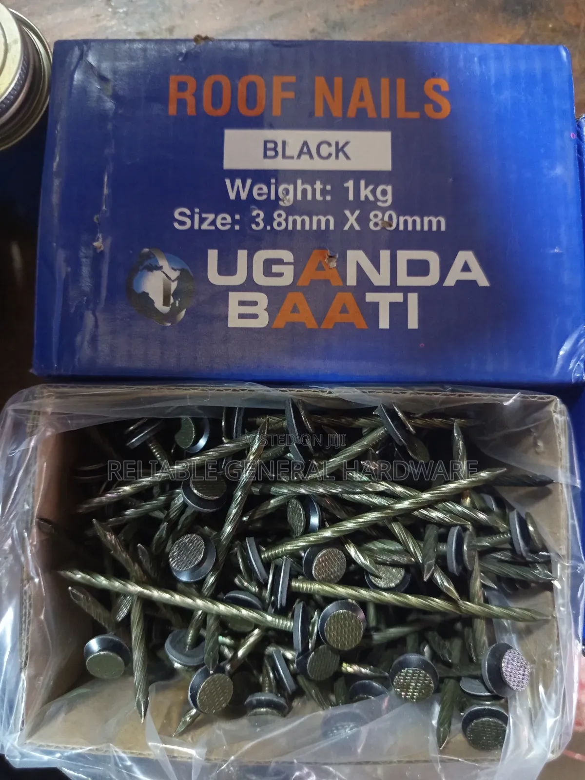 Roofing Nails Uganda Baati Charcoal Black 1kg
