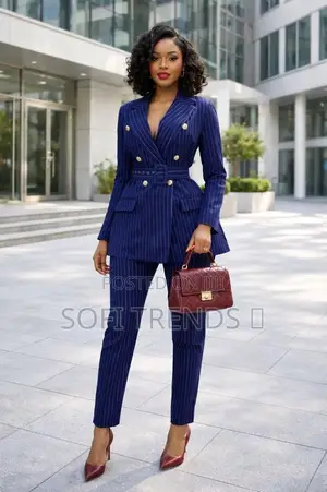 Ladies Stripped Suits
