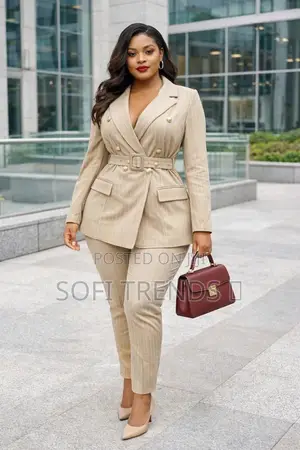 Ladies Stripped Suits