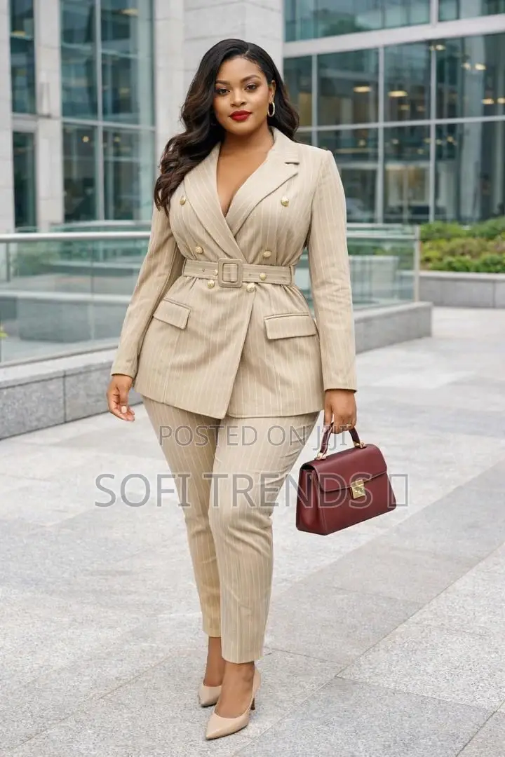 Ladies Stripped Suits