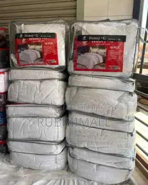 10 Pc Duvet ~ White