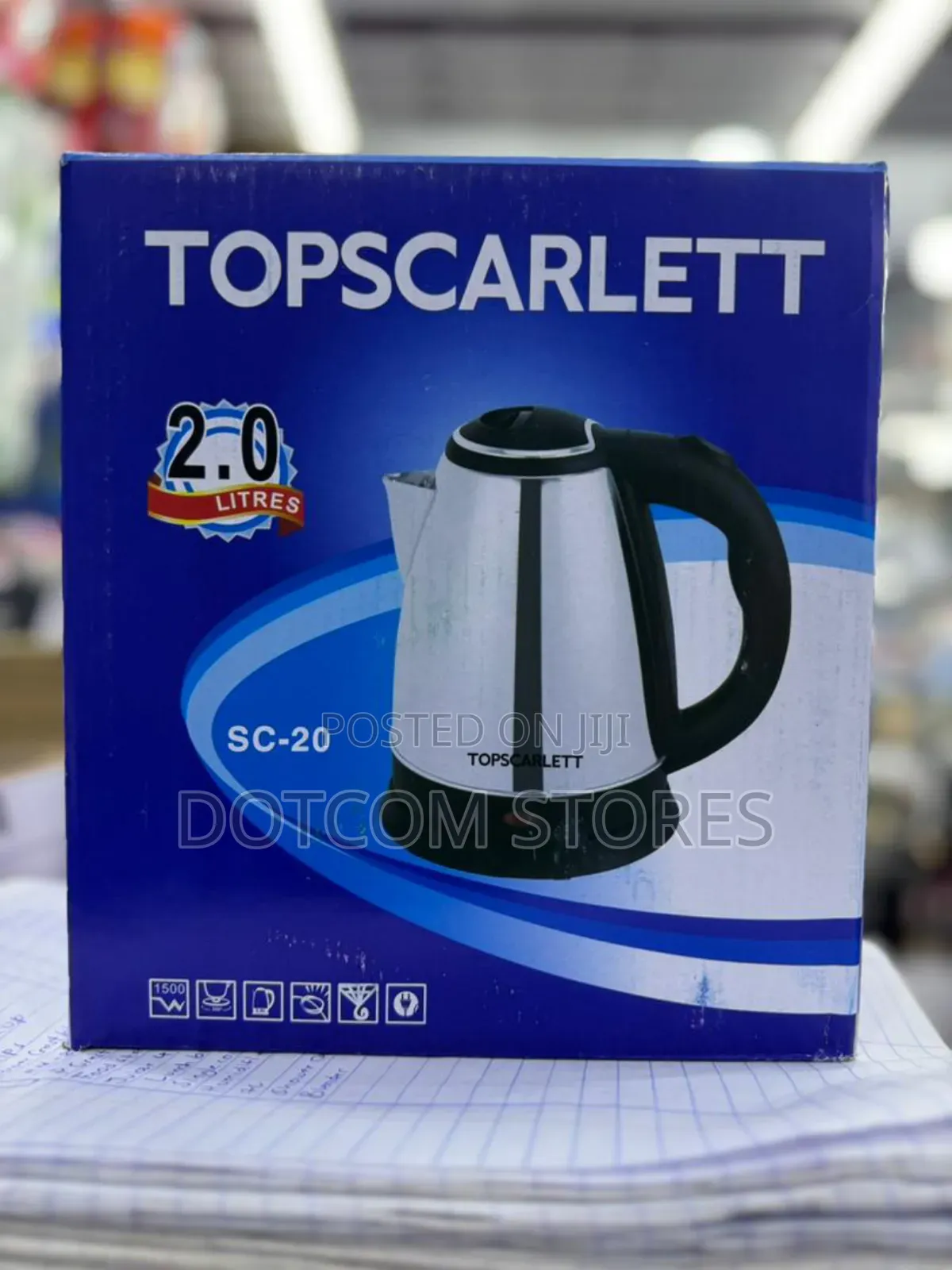 Topscarlett Sc-20 2-Liter Electric Kettle.