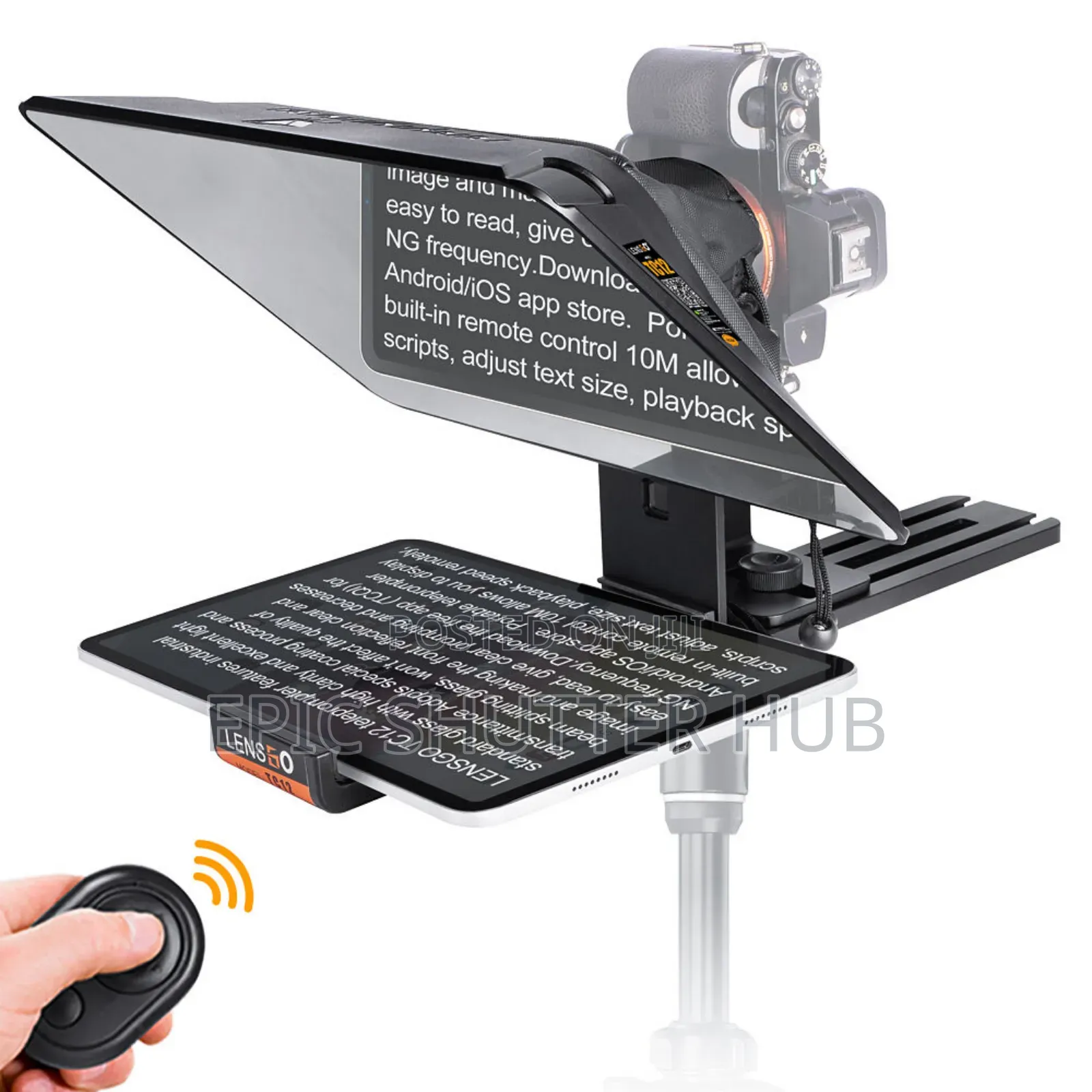 Lensgo Tc12 Teleprompter for Smartphones and Cameras