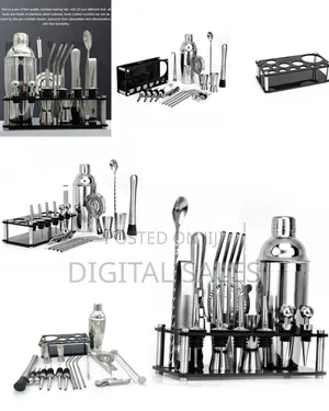 20pcs/Set Cocktail Set Boston Cocktail Shaker