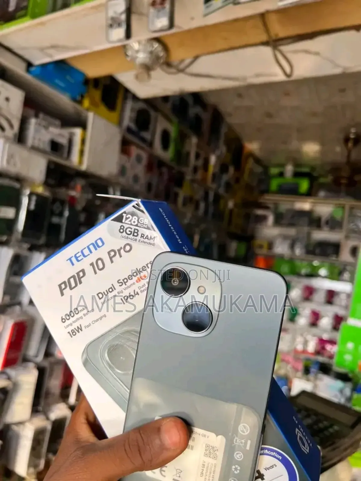 New Tecno Pop 10 Pro 128 GB Gray