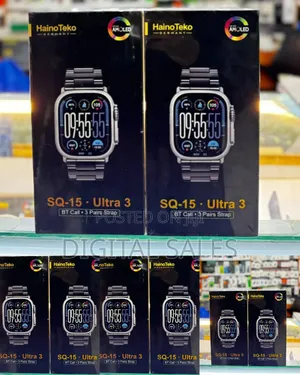 Haino Teko Sq15 Ultra 3 3 Pairs Strap Smart Watch