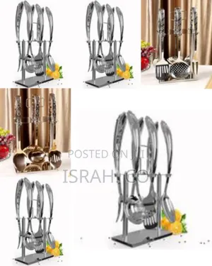 7-Piece Stainless Steel Hollow Handle Cooking Tools Set