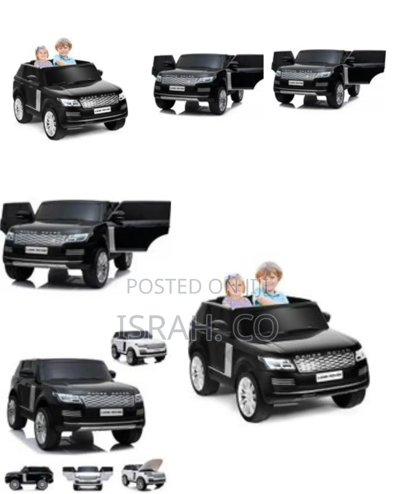 Range Rover 2 Seater Electric Car With Remote Control 2.4 Ghz, 4x4,