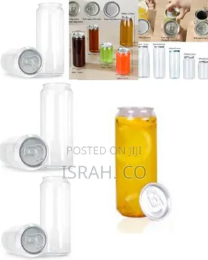 12-Pack of 250ml Disposable Plastic Can Sealer Cups With Aluminum