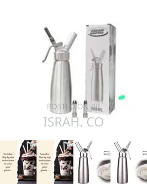 Professional Aluminium Whipped Cream Dispenser 500ml, Easy