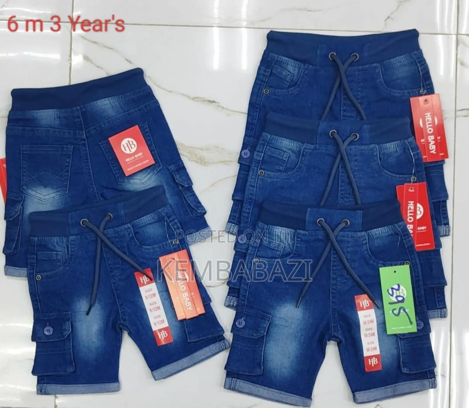 1piece of Kids Denim Shorts