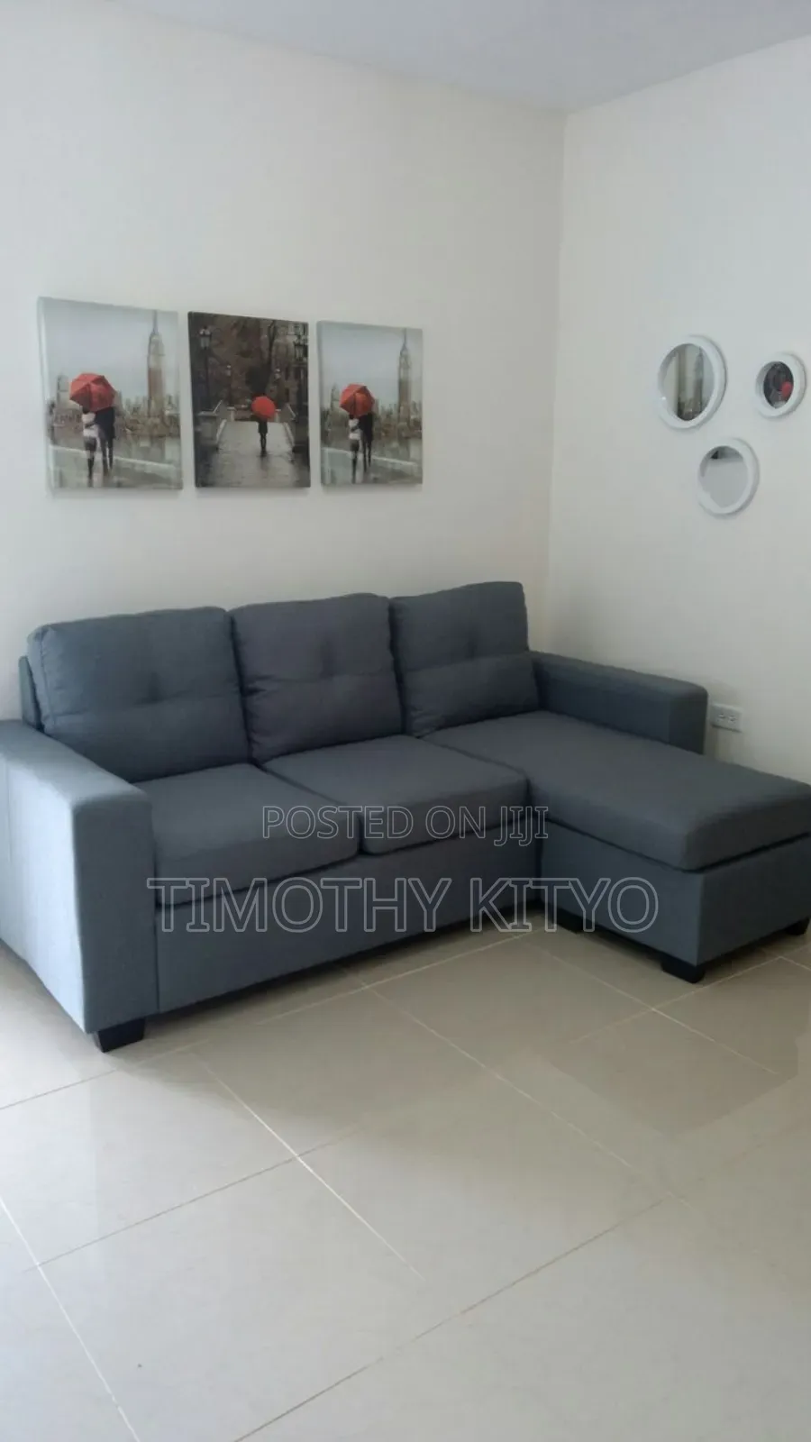 L Shape Sofa High Density Mattress